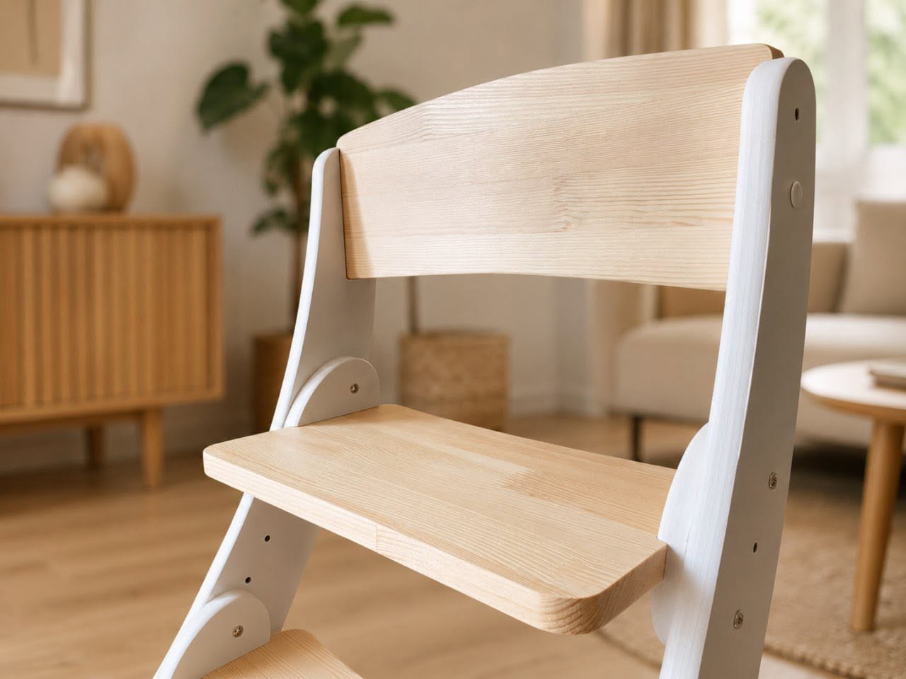 Scaun Reglabil Rotondo Lemn Natural