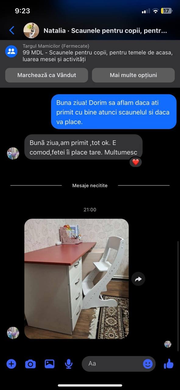 Отзыв Puicik - стул Rotondo Alb доставка