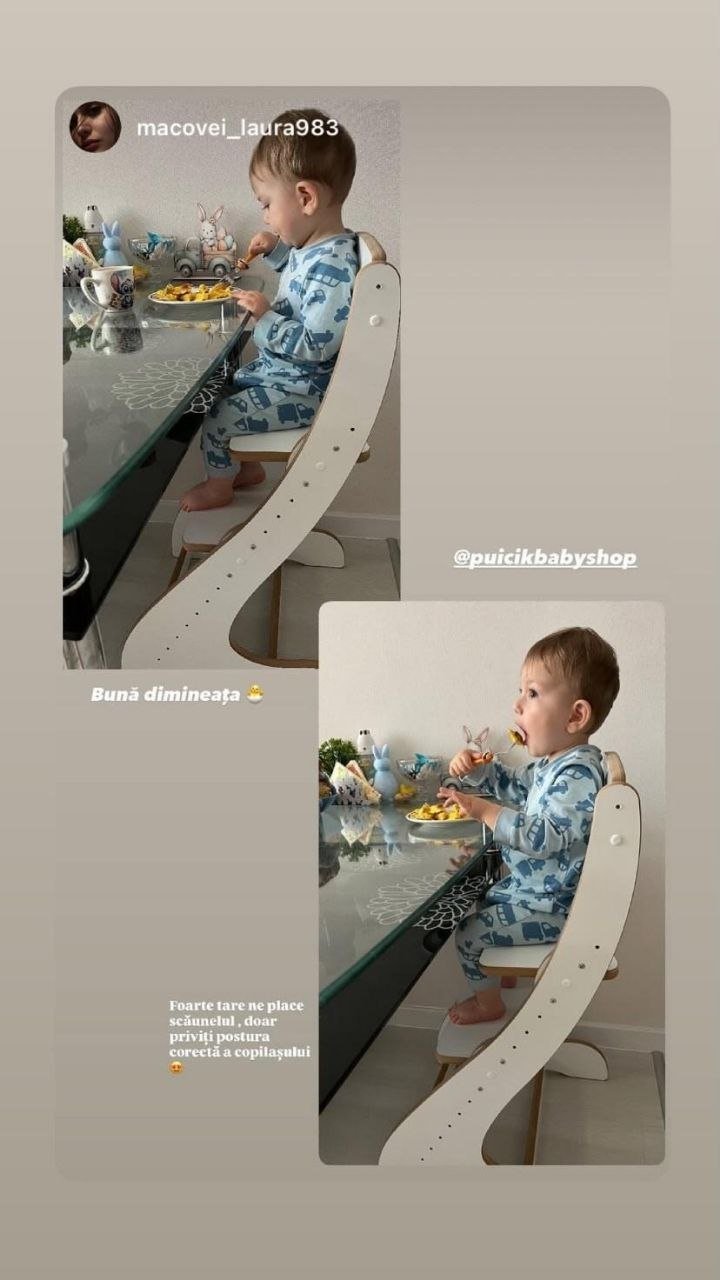 Настоящий отзыв Puicik - детский стул Молдова